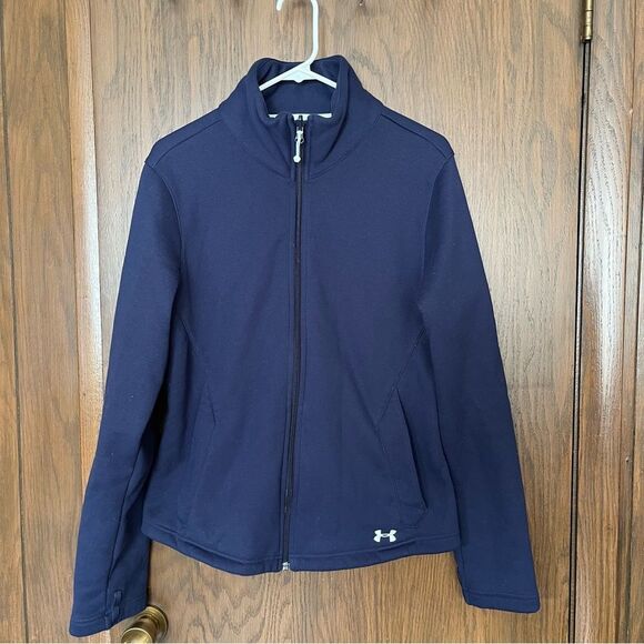 UA Storm Cold Gear Fleece Sweat Jacket - Picture 1 of 8